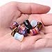 BodyJ4You 10PC Stone Ear Plugs Aftercare Jojoba 00G (10mm) Double Flare Saddle Stretching Gauges