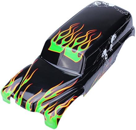 Utini RC Car Spare Parts Shell for Traxxas Grave Digger RC 1/10 RTR Truck - (Color: Green)