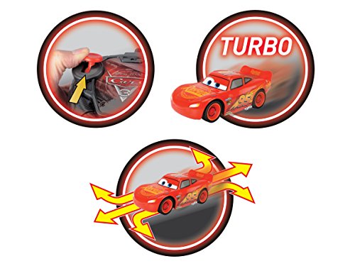 Dickie Toys 203088002 - "Cars 3 Turbo Racer Mack Truck + Lightning McQueen", RC Fahrzeug Set, ferngesteuerter LKW, ferngesteuertes Auto, 1:24, 46cm" – Bild 5