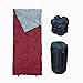 Sleeping Bag by RevalCamp - Bordeaux - Indoor & Outdoor Use. Great for Kids, Boys, Girls, Teens & Adults. Ultralight and Compact Bags are Perfect for Hiking, Backpacking & Camping