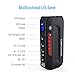 DBPOWER 800A Peak 18000mAh Portable Car Jump Starter (up to 6.5L Gas, 5.5L Diesel Engine), Car Battery Booster & Portable Phone Charger with LED Flashlight and Dual USB Ports