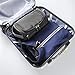Toiletry Bag for Men Oli & Ode Hanging Travel Toiletry Kit for Men Toiletries cosmetics Rugged & Water Resistant with Mesh Pockets & Sturdy Hanging Hook Shower Bag-Black