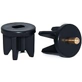 Sunshade 28mm Top Tube Clutch Plug for Coolaroo Roller Blinds, Black | Durable ABS plastic plug for 28mm top tube. Ideal for patios, windows, indoors. Snap-in fit, rust-proof, UV-resistant