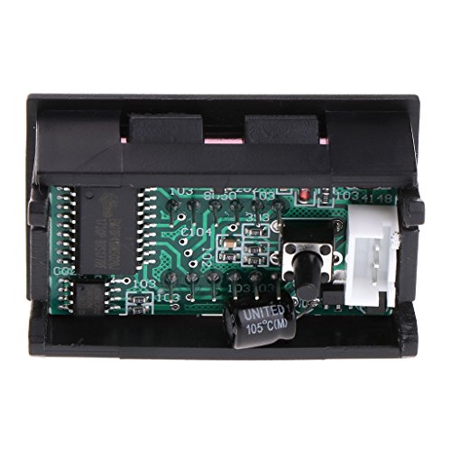 Xumeili 2 in 1 LED Tachometer Gauge Digital RPM Voltmeter for Auto Motor Rotating Speed - Thumbnail 5