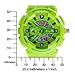 New Unisex Fashion Sport Watch Analog/Digital Water Resist Dual Time Multifunction Alarm Led Womens Mens Wristwatch 6 Colours Option (Green)