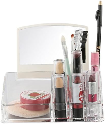 Miamour Plastic Make-Up Organizer, White (MMUOT001003)