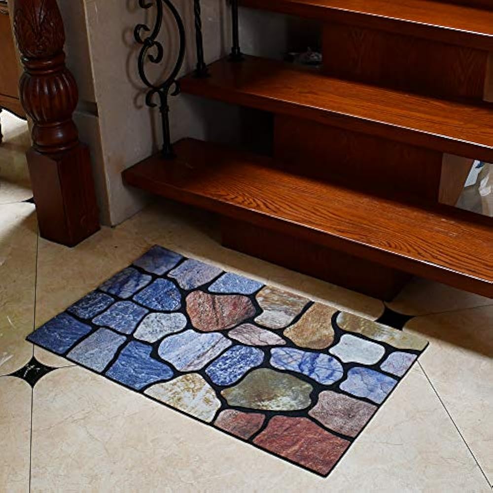 Front Door Mat Entrance Rug Floor Mats, Waterproof Shoes Scraper