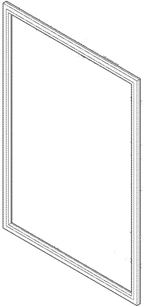 242193219 Refrigerator Door Gasket Genuine Original Equipment Manufacturer (OEM) Part Gray