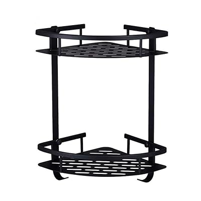 2-Tier Shower Corner Shelf Caddy for Bathroom Organization