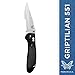 Benchmade - Griptilian 551, Serrated Drop-Point, Satin Finish, Black Handle