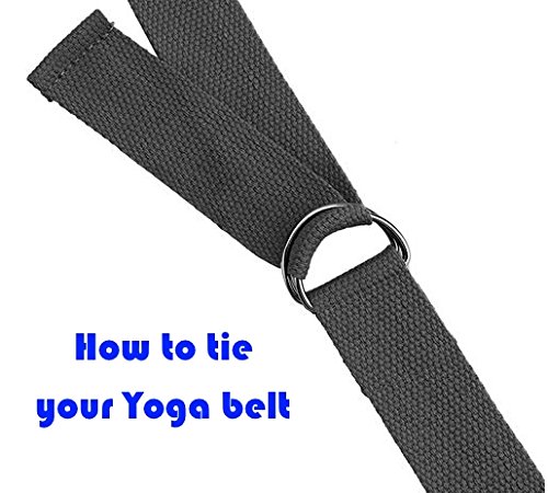 dimok 2 Yoga Blocks and Strap Set - High Density Eco-Friendly Premium Quality - 2 Foam Blocks 9"x6"x4" and 8FT Yoga Belt with Metal D-Ring (Light Grey)