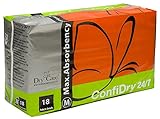 ConfiDry 24/7 Max Absorbency Briefs, Medium, Case/72 (4/18s)