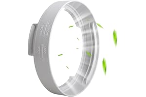 KIFIRAY 5.9 inch/6 inch Mobile A/C Unit Air Outlet Adapter, Portable Air Conditioner Exhaust Hose Coupler AC Vent Hose Connector for Air Conditioning Exhaust Port (Round)