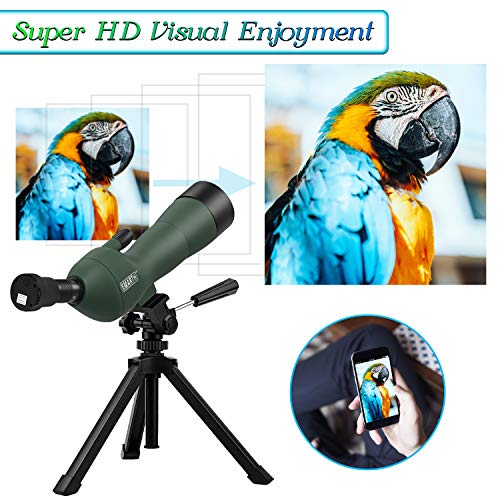 Emarth WiFi Spotting Scope Camera Update Version for Cell Phone Adapter Mount, Fits All Smartphone
