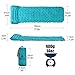 HIKENTURE Inflatable Sleeping Pad-Ultralight Portable Camping Air Mat for Hiking,Backpacking,Outdoor(Blue with Pillow)