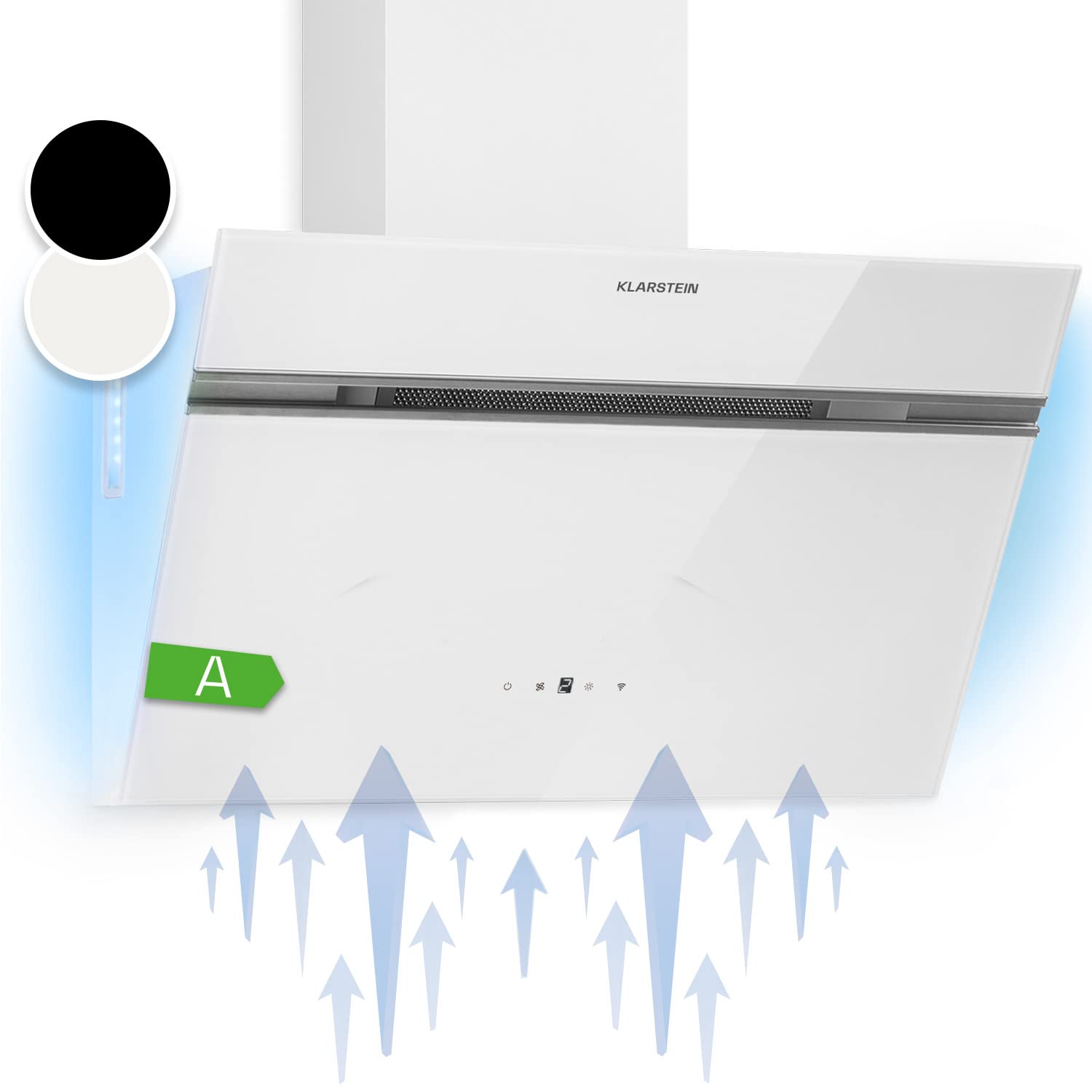 Klarstein-Alina-Campana-Extractora-60-cm-Extractor-Cocina-de-Pared-Filtro-de-Carbono-Eficiencia-Clase-A-Potencia
