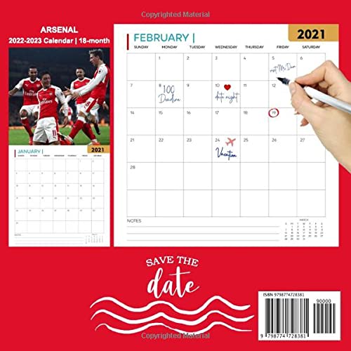Premier League Calendrier 2023 Arsenạl Calendar 2022-2023: Arsenal Official Sport Calendar 2022 – 18  Months – Big Size 17"X11". Arsenal Planner For All Fans Kids Boys. Kalendar  Calendario Calendrier 18 Monthy. 2: Michele Castillo: 9798774728381:  Amazon.com: Books