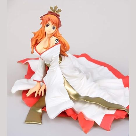 Amazon Co Jp Ljboz コミックワンピースモデル ルフィメンバー 着物 ナオミ アニメ モデル デコレーション おもちゃ 16cm8cm おもちゃ像 ホワイト ホーム キッチン