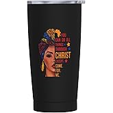 Yipaidel African American Woman with Quotes Black Girl Tribal 20 OZ Inspirational Travel Coffee Mug, Gift for Sister, Best Friend, Coworker & Mom, Ideal Mothers Day Gift from Daughter