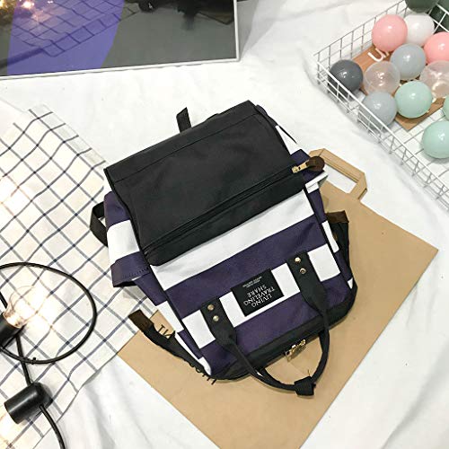 Farmerl Large Capacity Solid Color Waterproof Nylon Sport Backpack School Bag