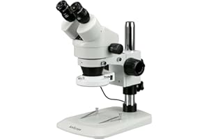 AmScope SM-1BN-64S Professional Binocular Stereo Zoom Microscope, WH10x Eyepieces, 7X-45X Magnification, 0.7X-4.5X Zoom Objec