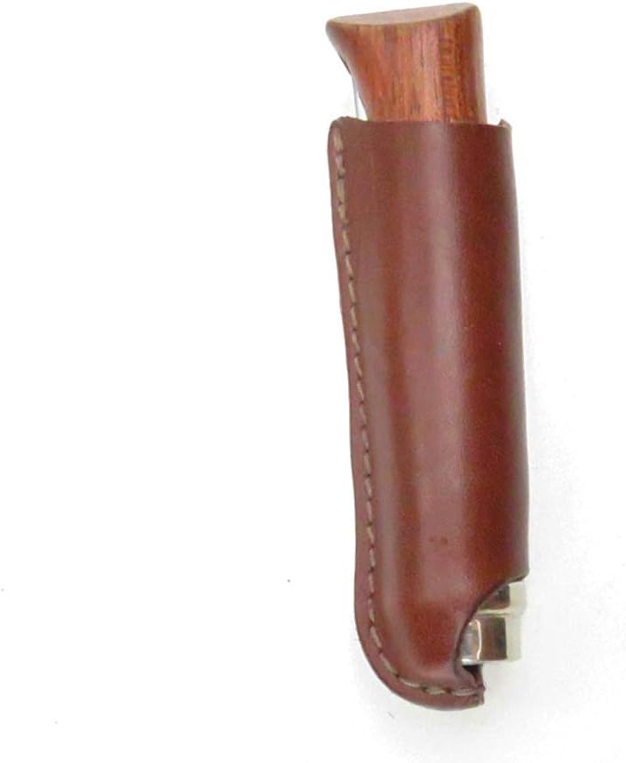 Oopsmark's Leather Belt Sheath & Knife Case, Not associated with Opinel S.A.S - #8 - Brown