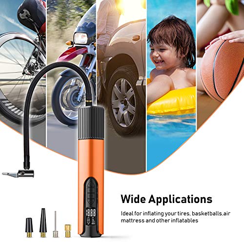AirXwills Electric Bike Pump 150 Psi Tire Inflator Portable Air