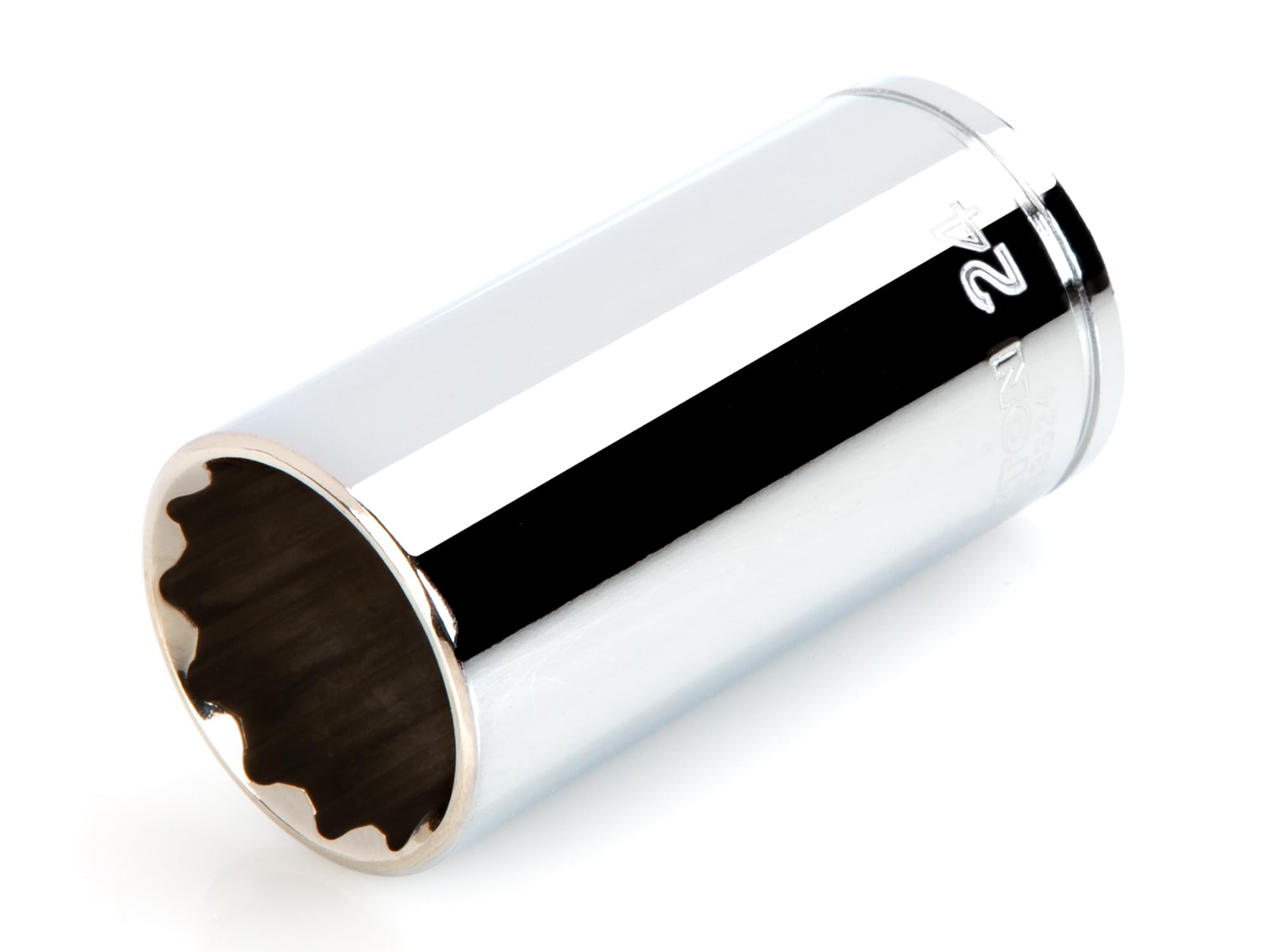 TEKTON 3/8 Inch Drive x 24 mm Deep 12-Point Socket | SHD13324