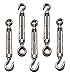 Penta Angel M6 Stainless Steel 304 Hook & Eye Turnbuckle Light Duty Hook Wire Rope Tension (5)