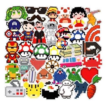 YLGG Marvel Pegatinas de Dibujos Animados para Snowboard Equipaje ...