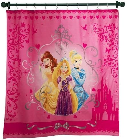 Amazon Com Disney Princess Fabric Shower Curtain Cinderella