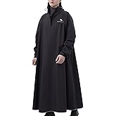 RINJOY Hooded Rain Poncho for Adults Waterproof Rain Ponchos Lightweight Raincoat Reusable Rain Jacket for Men Women Outdoor