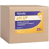 Robelle 25-Pounds Premium pH Up for Swimming Pools | 100% Sodium Carbonate, Raises pH, pH Increaser, Easy To Use, Works Fast
