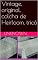 Livro Vintage, original, colcha de Heirloom, tricô