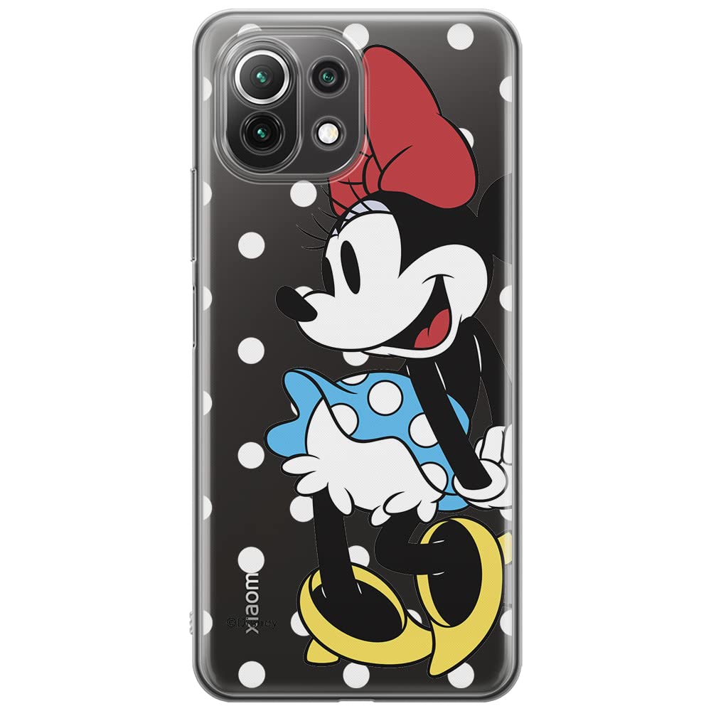 ERT GROUP mobile phone case for Xiaomi 11 Lite 4G/5G original and officially Licensed Disney pattern Minnie 034, partially transparent