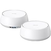 Deco 7 BE25 Dual-Band BE5000 WiFi 7 Mesh Wi-Fi System 5 Gbps, 240 Mhz | 4-Stream, Covers up to 4,600 Sq.Ft | 2X 2.5G Ports Wired Backhaul | VPN,MLO, AI-Roaming, HomeShield, Deco BE25 2-Pack