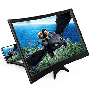 14-Curved-Screen-Magnifier-for-Cell-Phone-3D-HD-Magnifing-Projector-Screen-Enlarger-for-Movies-Videos-and-Gaming–Foldable-Phone-Stand-Holder-with-Screen-AmplifierCompatible-with-All-Smartphones