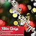 Klikel Christmas Clear Iridescent and Gold Bead Garland, Large Twist Bead String for Christmas Tree 10-feet - Set of 2 Pieces