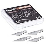 Hobby Blades, UnityStar 120 Pack #11 Blades Fine Point Craft Knife Blades Replacement Carbon Steel Art Blades for Art Work Cutting Carving Paper Sculpture Phone PC Tablet Drone Repair DIY