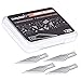 Hobby Blades, UnityStar 120 Pack #11 Blades Fine Point Craft Knife Blades Replacement Carbon Steel Art Blades for Art Work Cutting Carving Paper Sculpture Phone PC Tablet Drone Repair DIY