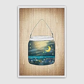 signwin Framed Canvas Wall Art Bottle and Bulb...