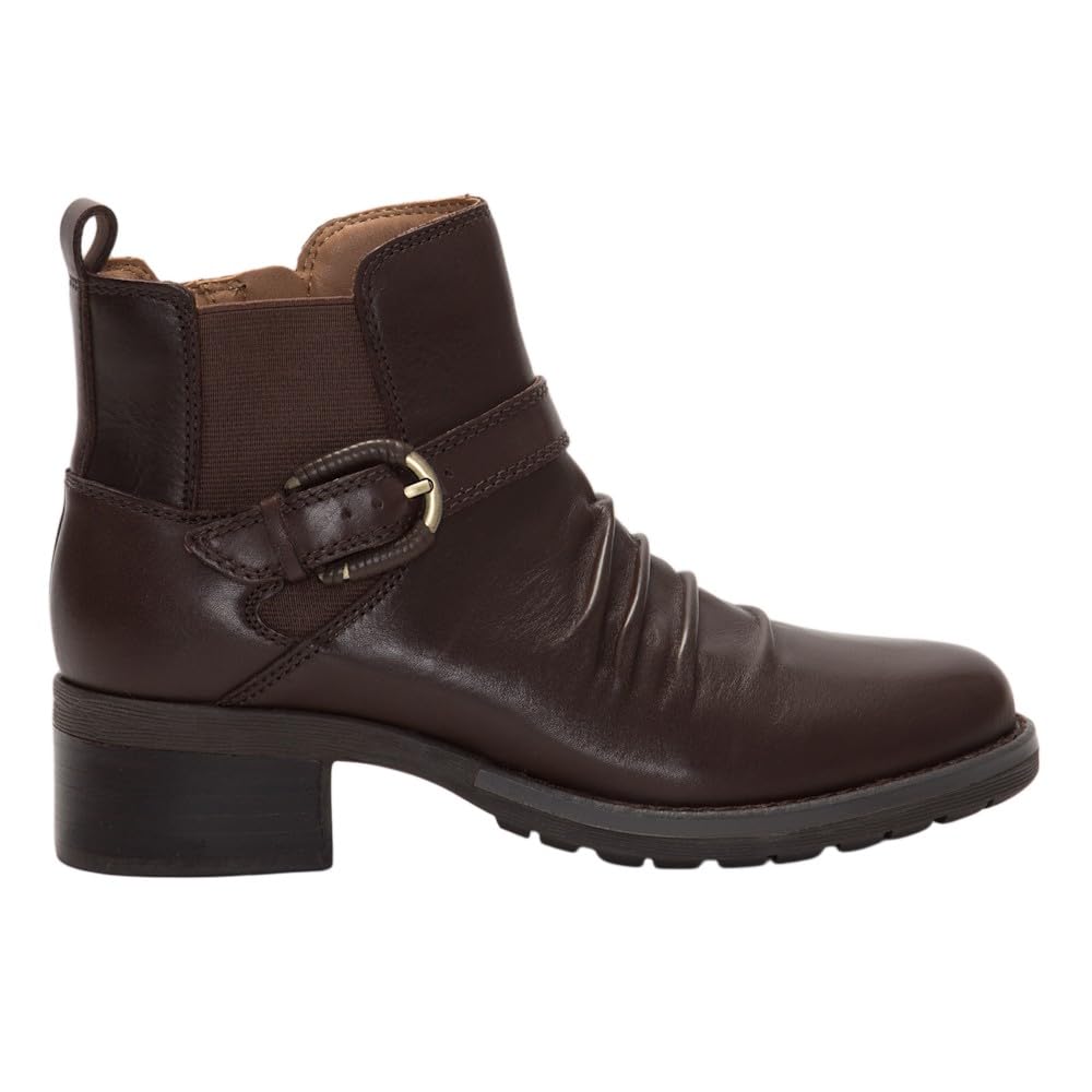 Earth® Zane Ankle Booties, Dark Brown 201, 7.5 W