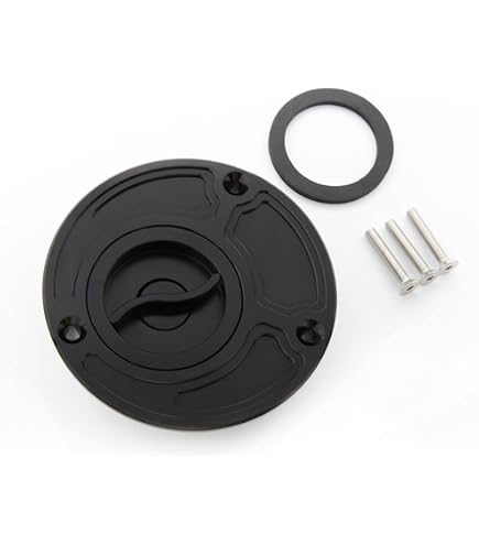 Amazon.com: XKMT-Black Keyless Gas Cap Twist Off Aluminum Racing