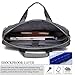 CoolBELL 17.3 Inch Nylon Laptop Bag Shoulder Bag With Strap Multicompartment Messenger Hand Bag Tablet Briefcase For iPad Pro/laptop/Macbook/Ultrabook/Men/Women/College (Grey Wave)