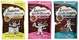 Temptations Cat Treats Steak Shoppe Middles Variety Pack - 3 Flavors (Steak & Shrimp, Steak & Tuna, and Steak & Chicken Flavors) 3 Pouches - 2.47 Oz Each