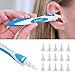 Mivyy Swab Multifunctional Removal Soft Spiral Disposable Ear Wax  Cleaner System with 16 Replacement Heads