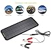 GIARIDE 7.5W-Solar-Battery-Trickle-Charger-Maintainer- Portable 12V SunPower Solar Panel Trickle Charging Kit for Car Boat RV Tractor Motorcycle Automobile and Batteries