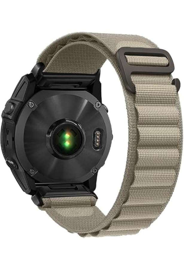 Bracelet Nylon Quick Fit 20 Mm Pour Garmin Fenix 7S/6S/5S, Epix Pro 42 Mm, Instinct 2S - Remplacement Confortable Et Respirant - 2