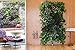 KORAM 7 Pockets Vertical Garden Wall Planter Living Hanging Flower Pouch Green Field Pot Felt Indoor/Outdoor Wall Mount Balcony Plant Grow Bag for Herbs Vegetables and Flowers (10pcs of Plant Tags)
