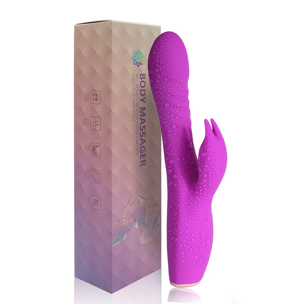 G Spọt Rạbbịt Ðịldǒ Vịbrạtor - Thrụstịng Rotatịng Vịbarạter 4Womẹn - Rechargeable for Stịmulatịon Mạssager for Sêx, Sịlịcone Pọwerful Tọys